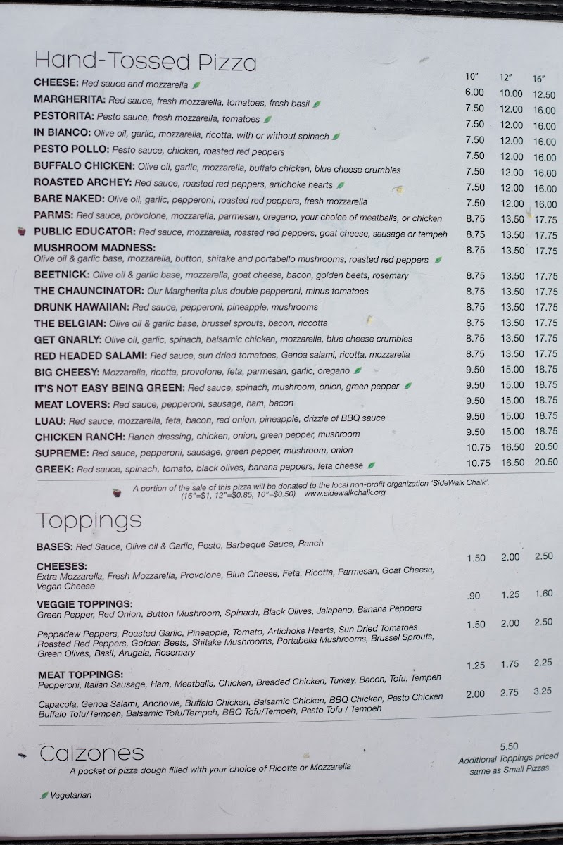 D'Allesandro's Pizza Menu - Image 5